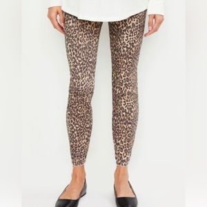 Jessica Simpson leopard print maternity jeans. Ankle length. Women’s size: LG